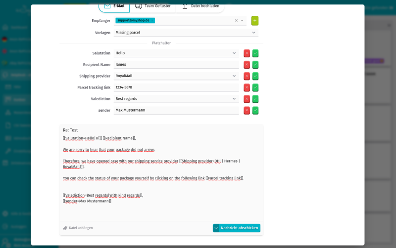 eSagu - HelpDesk - Smart Answer Templates