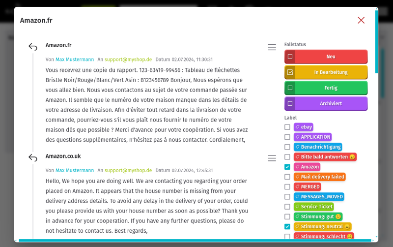 eSagu - HelpDesk - Automatische Übersetzung