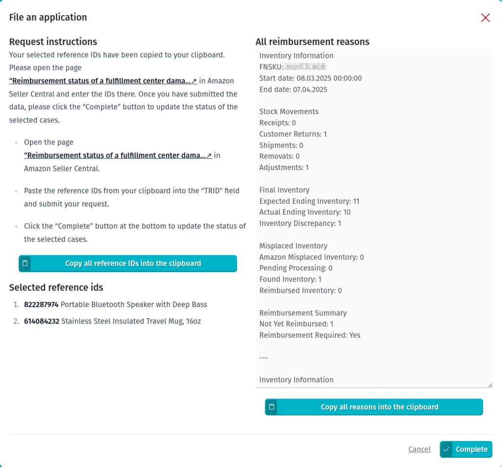 Submit case | Lost & Found