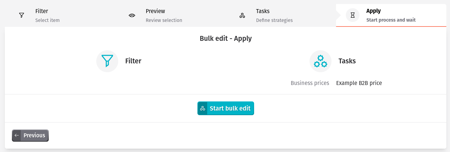 Bulk Edit - Apply