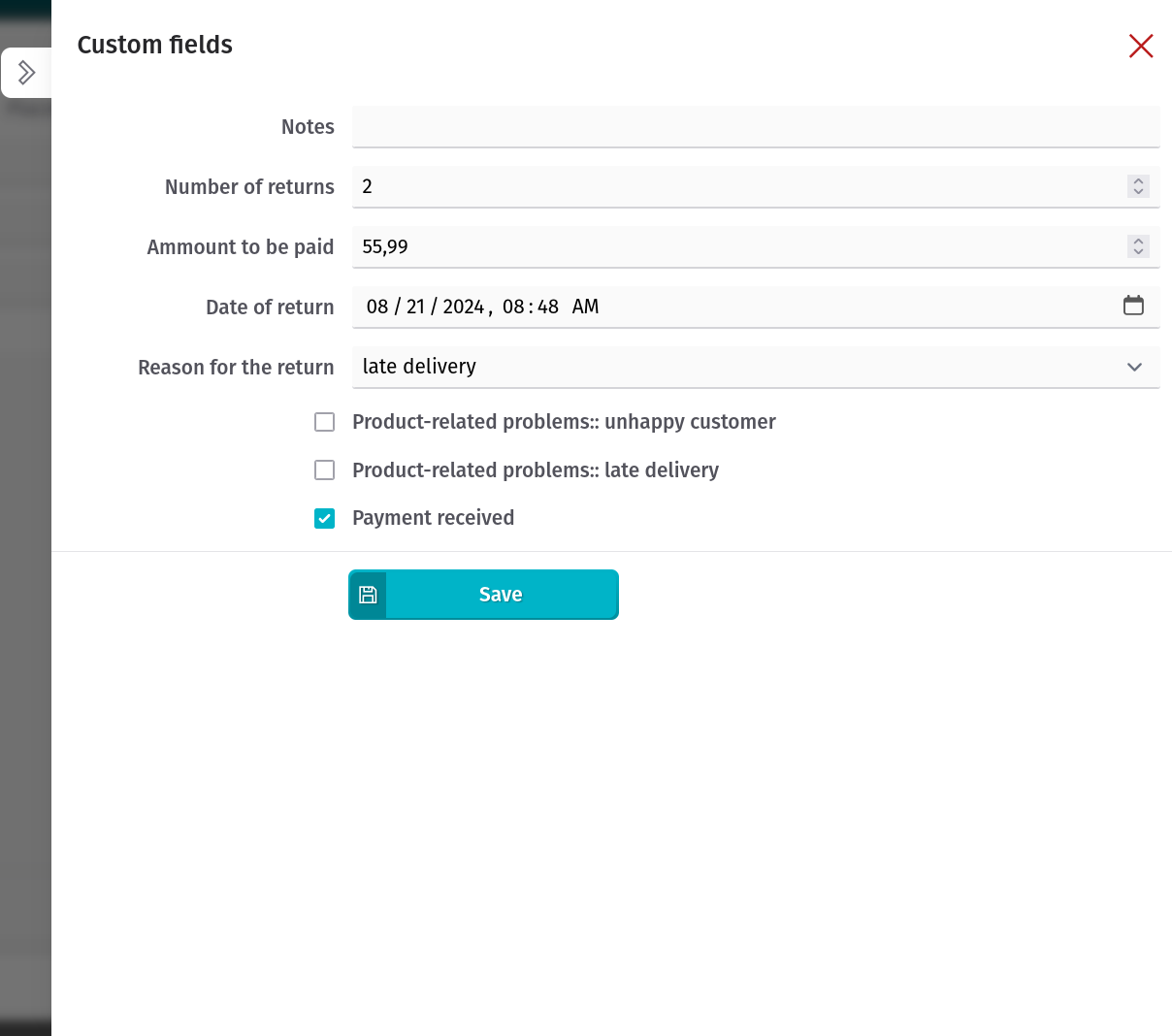 Boolean (check box)