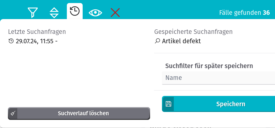 Suche speichern