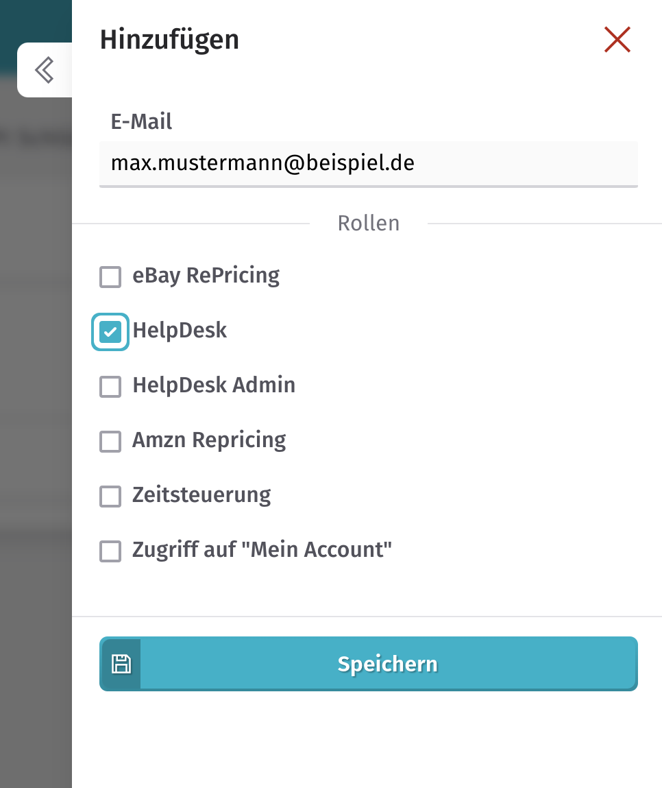Schritt 1: Hinzufügen eines neuen Benutzers