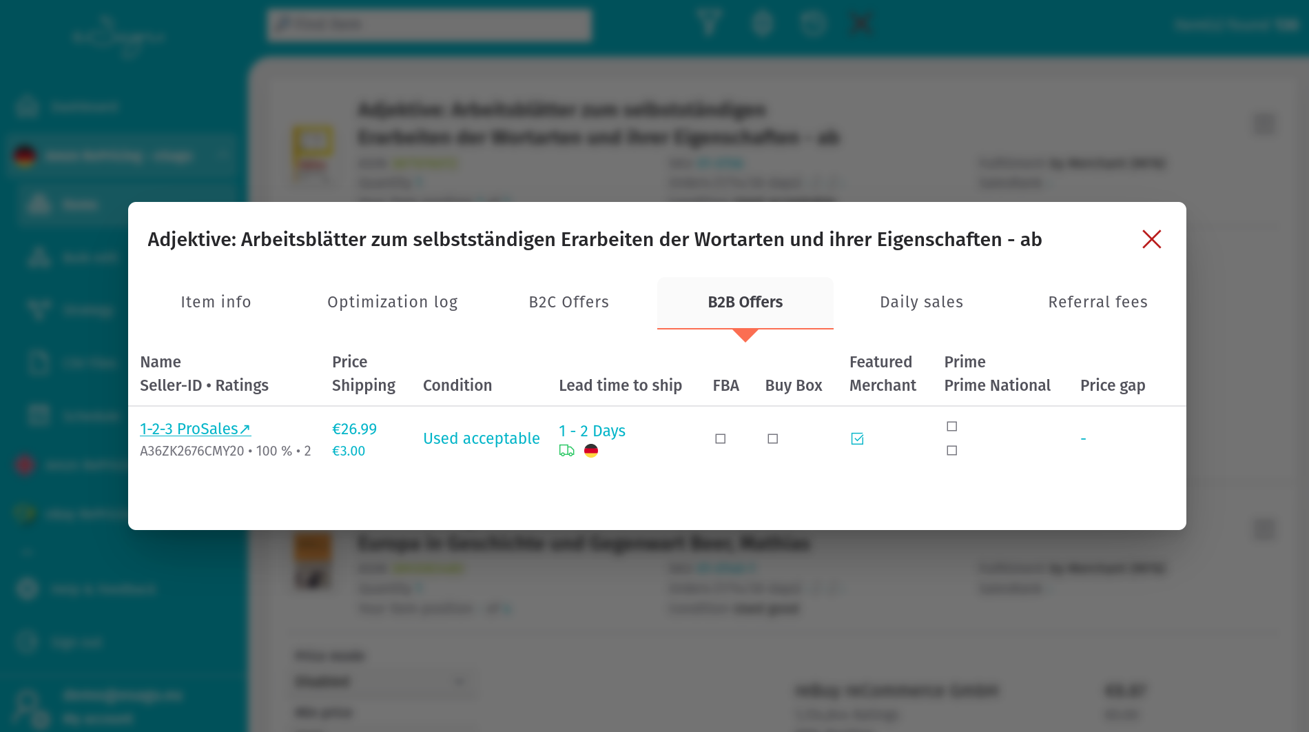 Offer Overview B2B