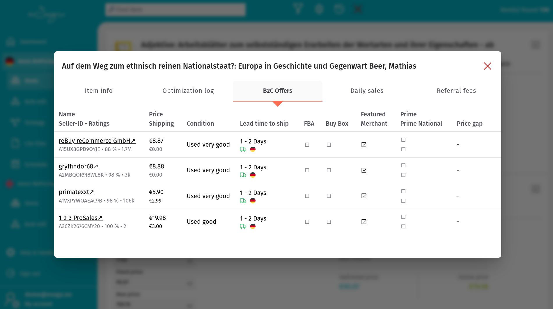 Offer Overview B2C