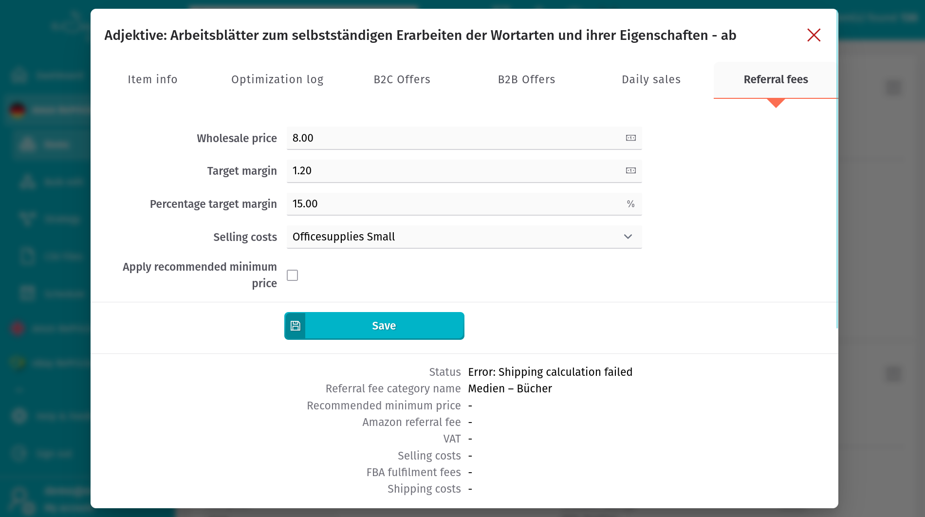 Sales Fees