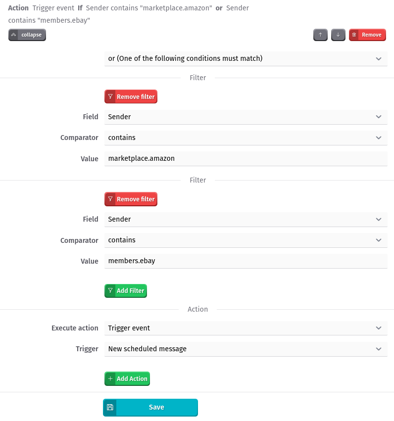 Workflow- Trigger event number 1
