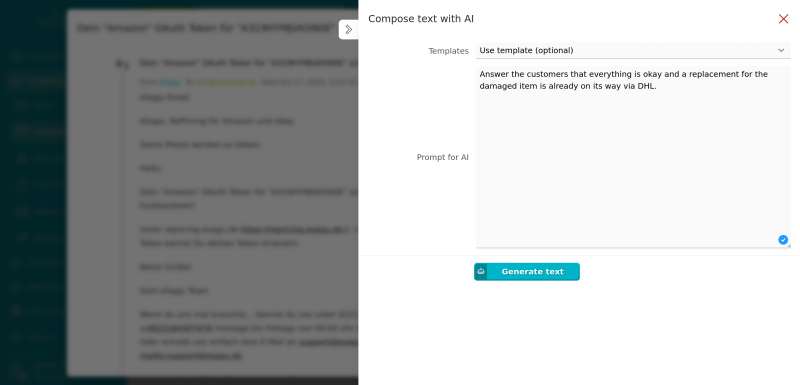 Compose an answer with AI