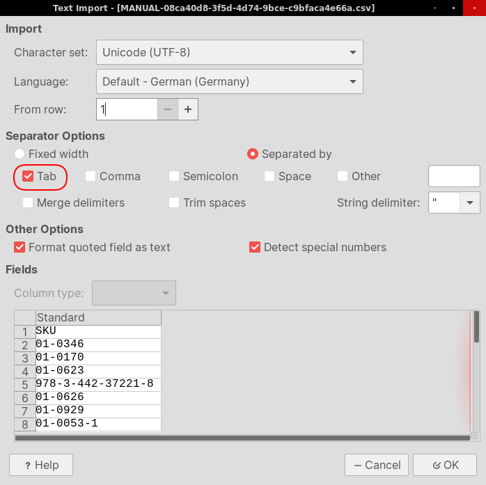 libre-office-import-csv