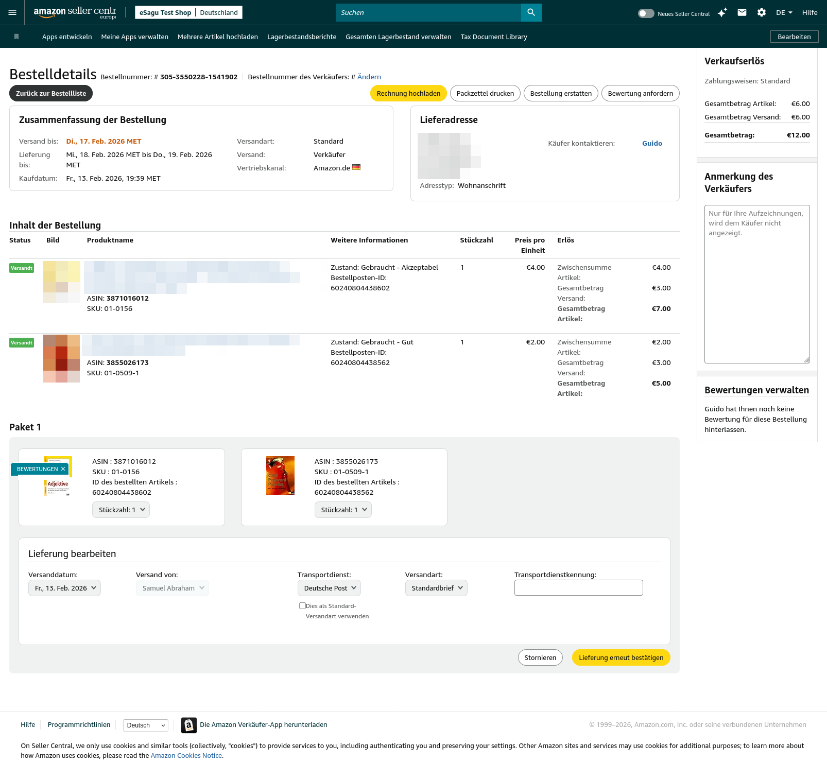 Schritt 1: Finden des Bewertung-Buttons